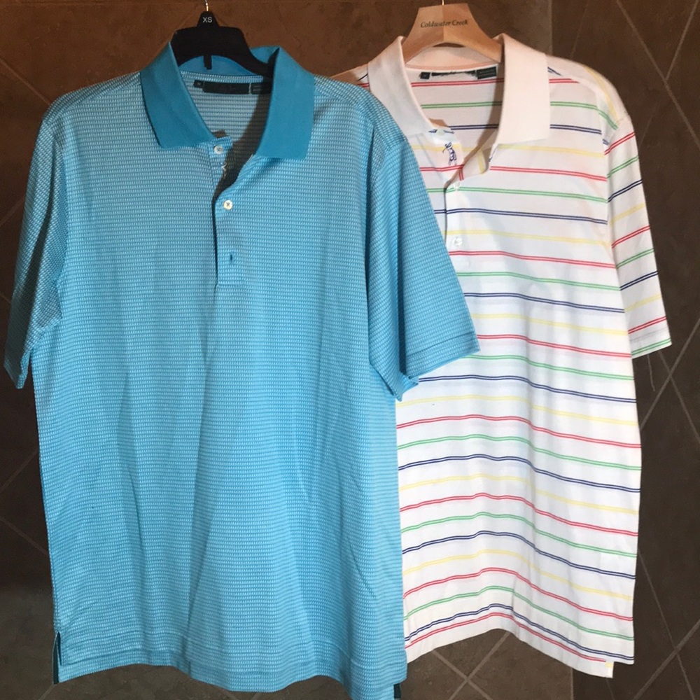 Bobby Jones Golf Shirts. Size Medium